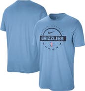 Nike Men's Nike  Light Blue Memphis Grizzlies Authentic Practice T-Shirt