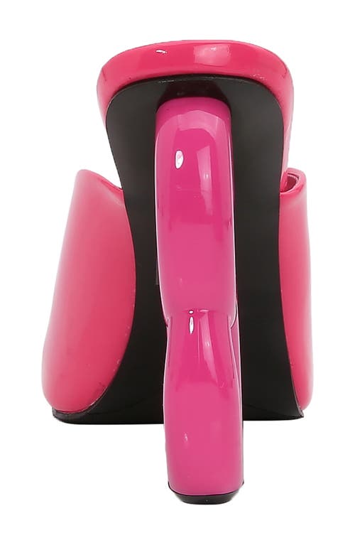 Ninety Union Cancun Slide Sandal In Fuchsia