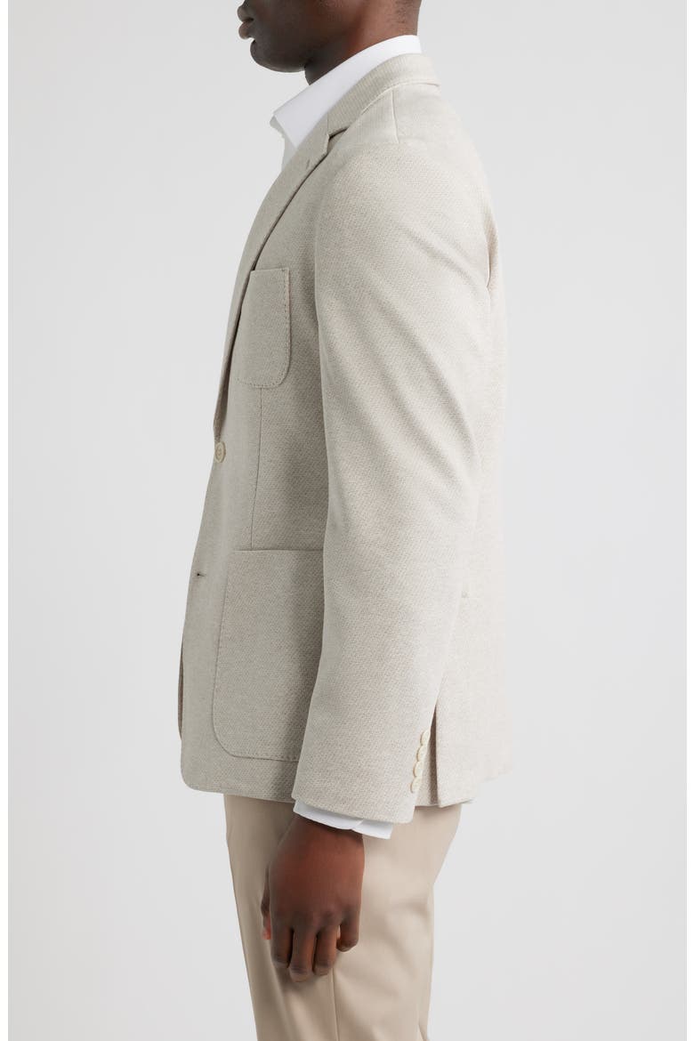 Henrik Trim Fit Tan Brushed Piqué Sport Coat, Alternate, color, TAN PINGUINO JACQUARD