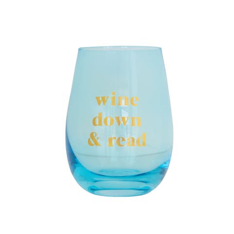 Book Club Wine Glass