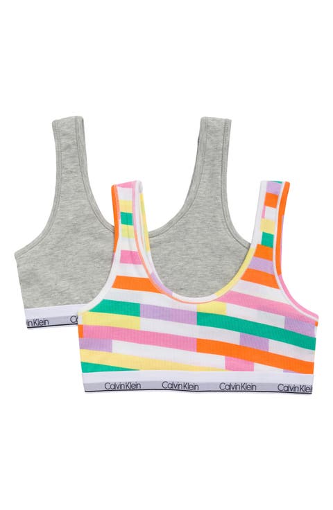 Modern Cotton Bralettes - Pack of 2 (Big Girls)