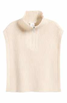The Knit Tuck In Half Zip Dickey
