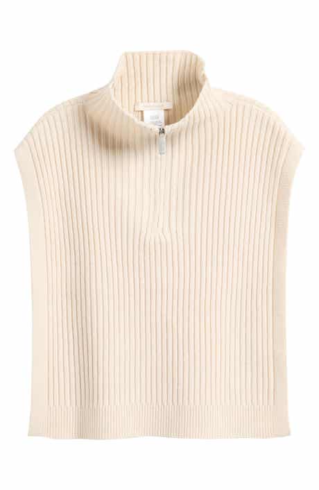 The Knit Tuck In Half Zip Dickey