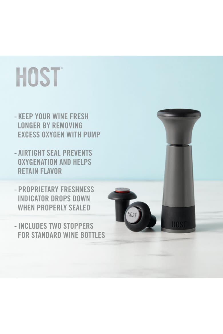 AirLOCK Wine Preserver, Alternate, color, Gray