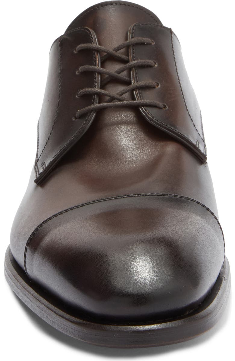ANTONIO MAURIZI Cap Toe Derby, Alternate, color, Dark Brown