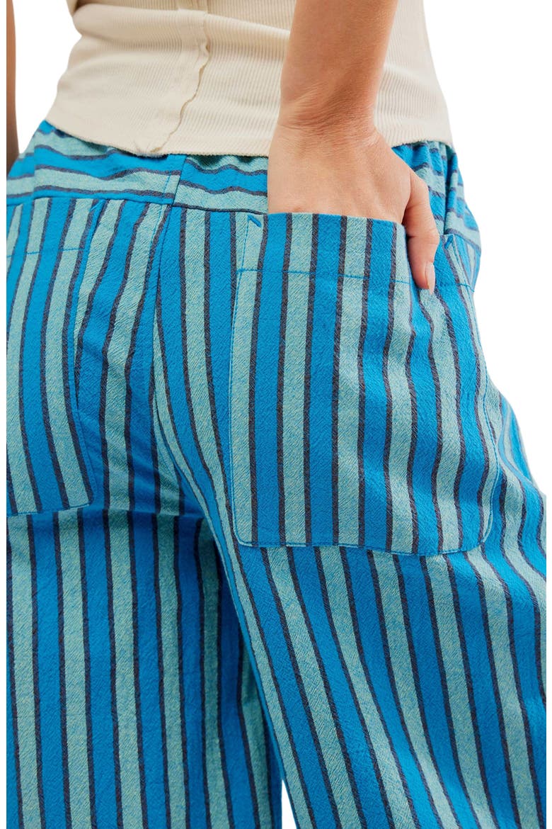 Hudson Canyon Stripe Wide Leg Pants, Alternate, color, BLUE COMBO