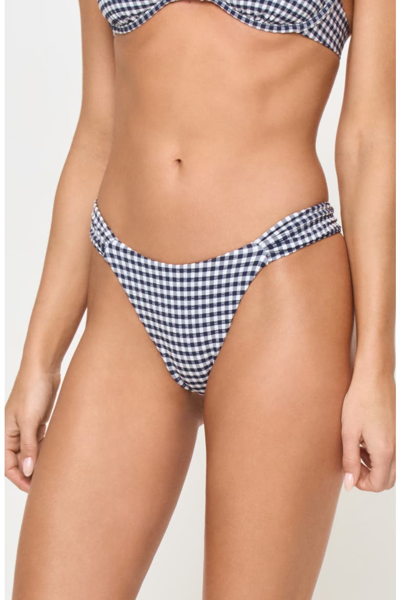 Dolce Bitsy Bikini Bottoms, Alternate, color, ATTA GIRL GINGHAM