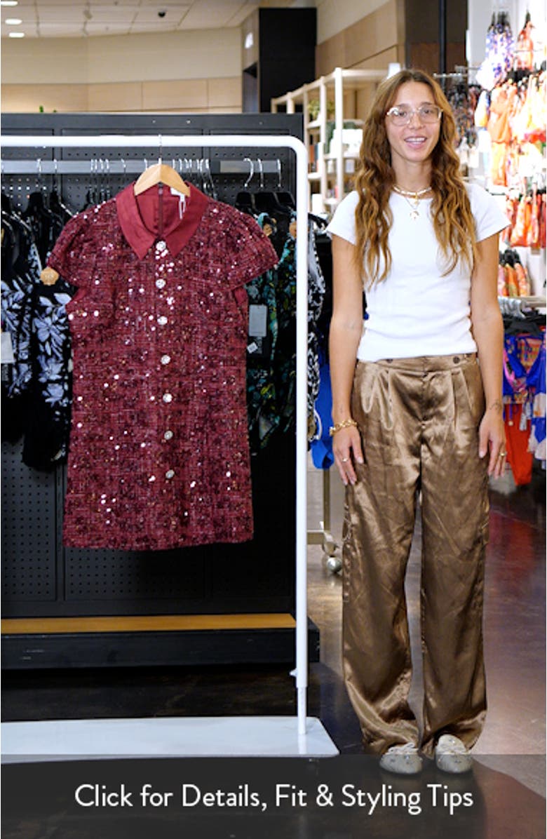 Estella Sequin Minidress, sales video thumbnail