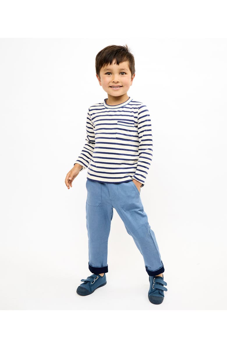 Oso and Me Edward T-Shirt, Alternate, color, Navy Stripe