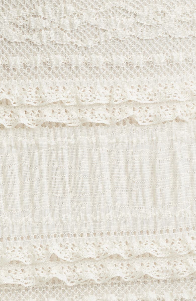 Anne Klein Lace Shirred Sleeveless Midi Dress, Alternate, color, 