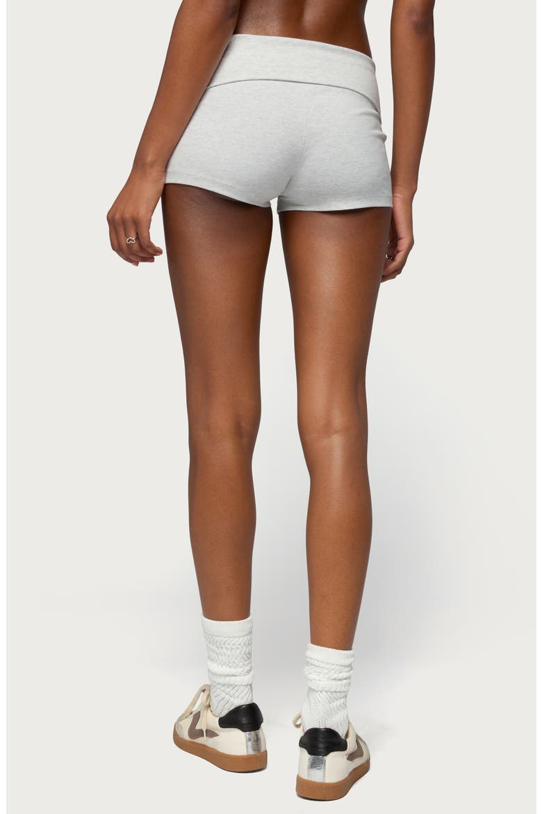 Palo Foldover Shorts, Alternate, color, LIGHT-GRAY-MELANGE