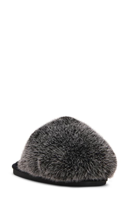 Steve Madden Poof Faux Fur Slipper In Multi