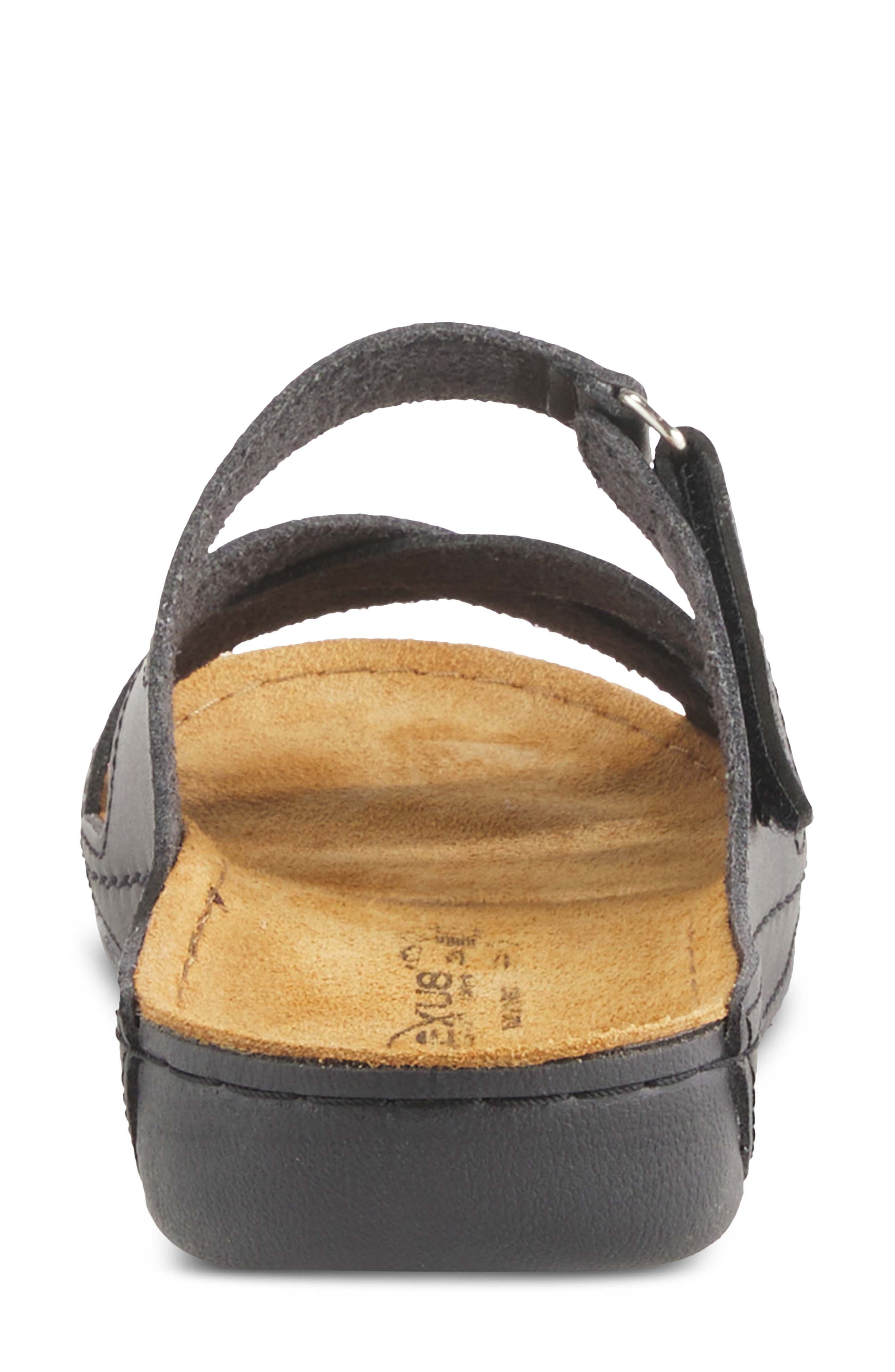 Flexus by Spring Step Karl Slide Sandal, Alternate, color, Black