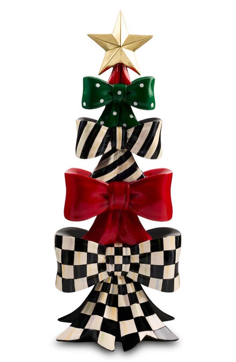 Stacked Bow Christmas Tree Ornament