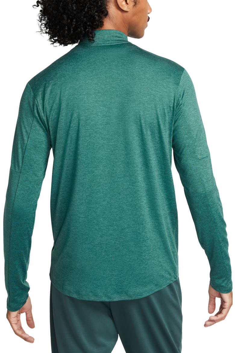 Dri-FIT Element Half Zip Running Pullover, Alternate, color, FADED SPRUCE/ MINERAL TEAL