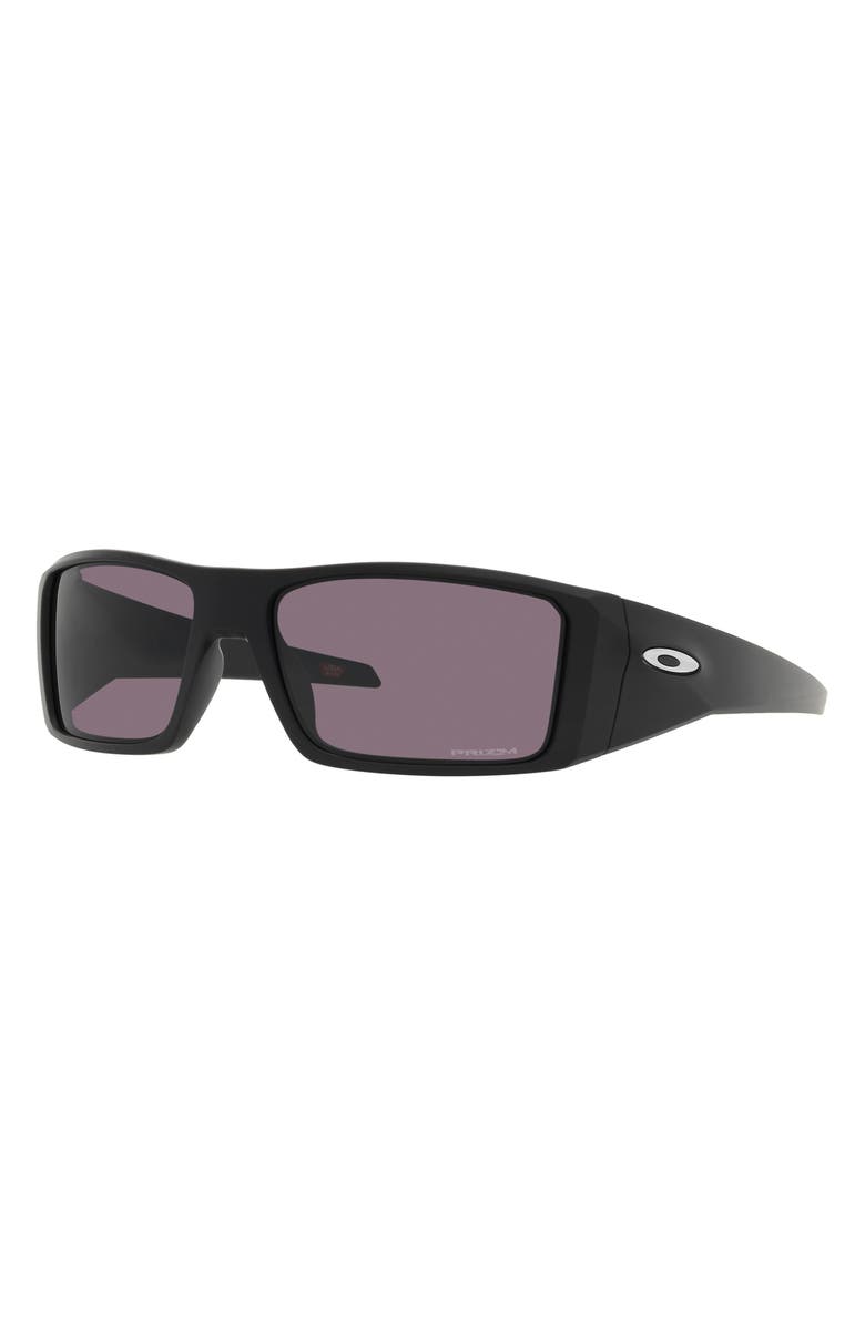Oakley Heliostat 61mm Prizm<sup>™</sup> Rectangular Sunglasses, Alternate, color, Matte Black