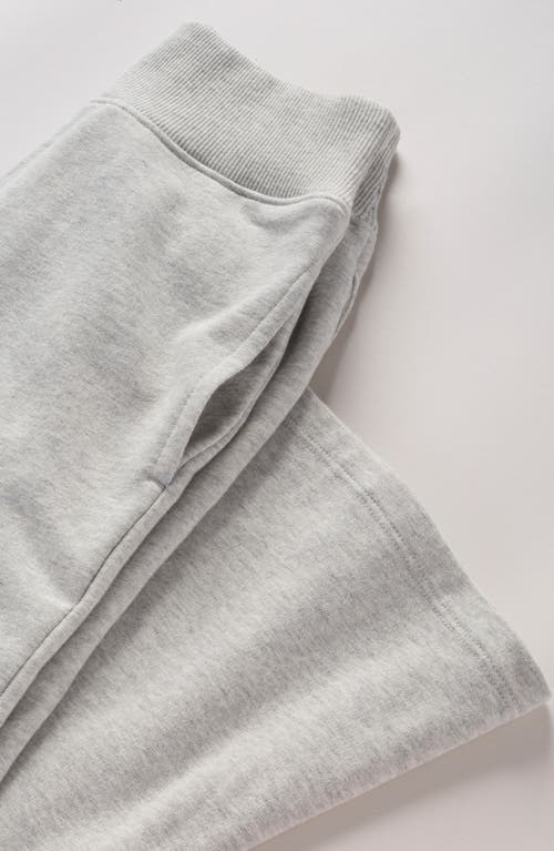 Treasure & Bond Kids' Wide-leg Cotton Blend Sweatpants In Gray