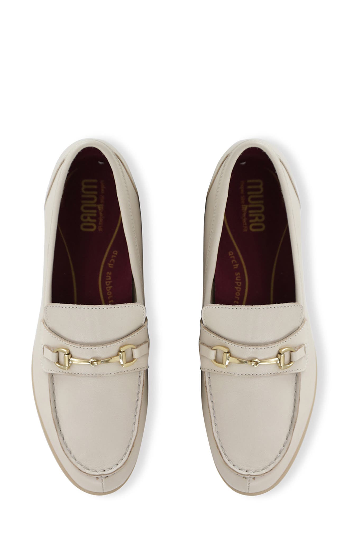 Gryffin Bit Loafer, Alternate, color, CREAM