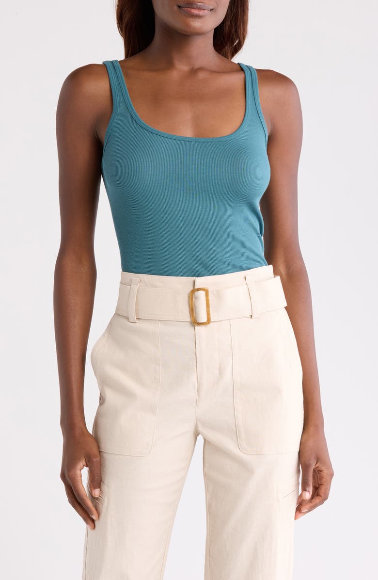 Vince Favorite Pima Cotton & Modal Tank, Main, color, 