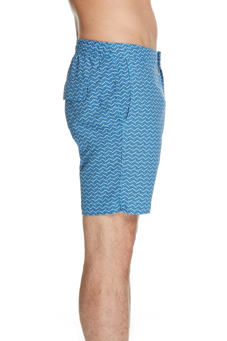 Calder Swim Trunks, Alternate, color, POOL BLUE