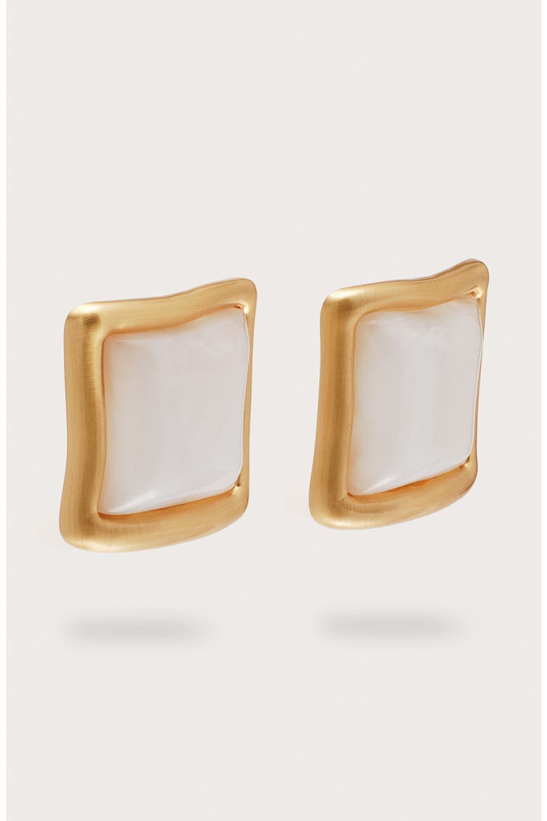 Suni Stud Earrings, Alternate, color, PEARL