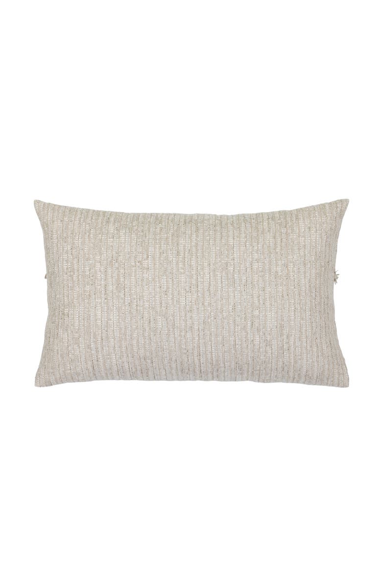 Elaine Smith Sumptuous Fawn Soft Chenille fringed Indoor & Outdoor Woven Accent Pillow, Alternate, color, Fawn