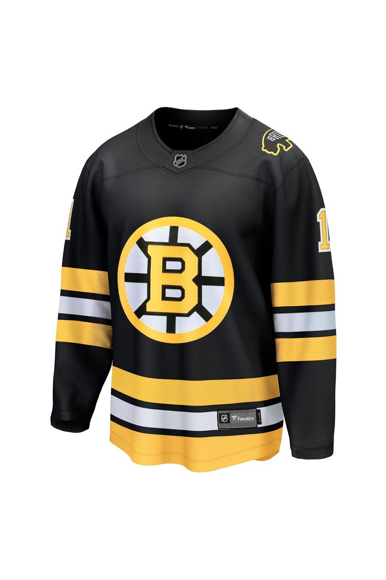 Men's Fanatics Jeremy Swayman Black Boston Bruins Home Breakaway Player Jersey, Alternate, color, Black