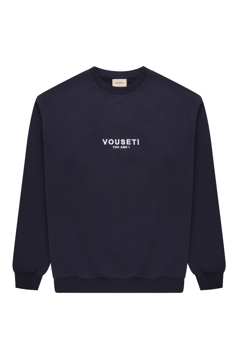 OG Fleece Crewneck Sweatshirt, Alternate, color, NAVY