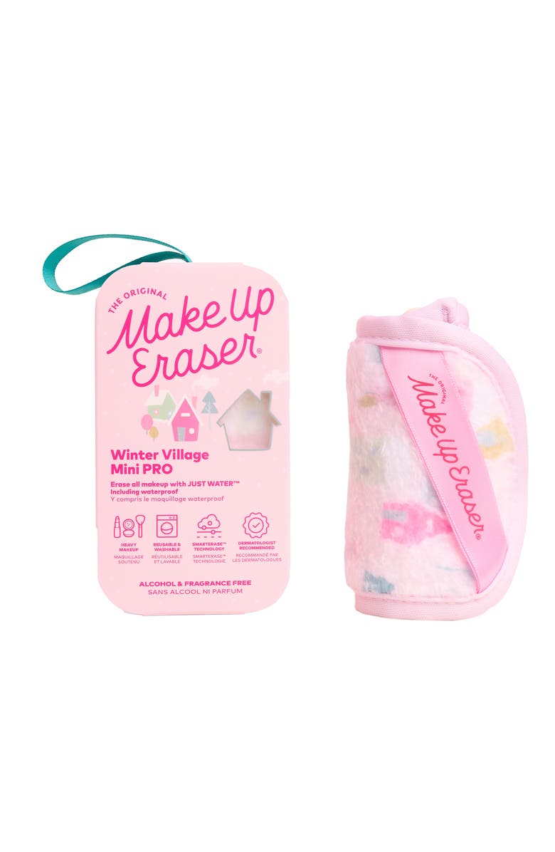 The Original MakeUp Eraser Winter Village Mini PRO Reusable MakeUp Eraser, Main, color, Multi