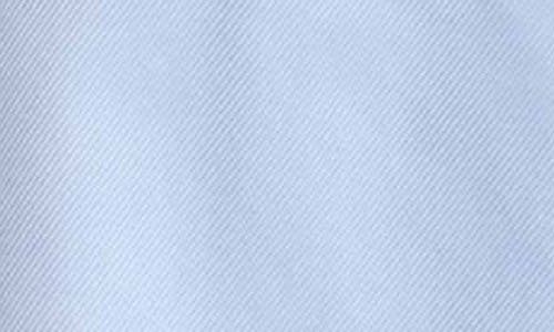 Foxcroft Marina Contrast Trim Cotton Button-up Shirt In Soft Blue