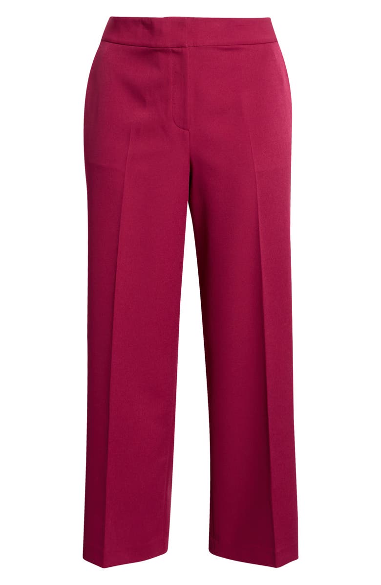 Tahari ASL Wide Leg Pants, Main, color, Berry Bliss