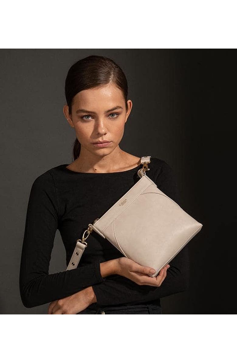 LaBante London Raven Vegan Crossbody Bag, Alternate, color, Grey