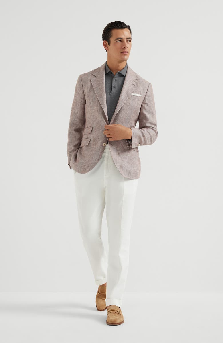 Brunello Cucinelli Polo-style sweater, Alternate, color, 