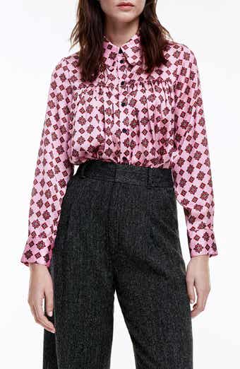 Foulard Print Button-Up Shirt