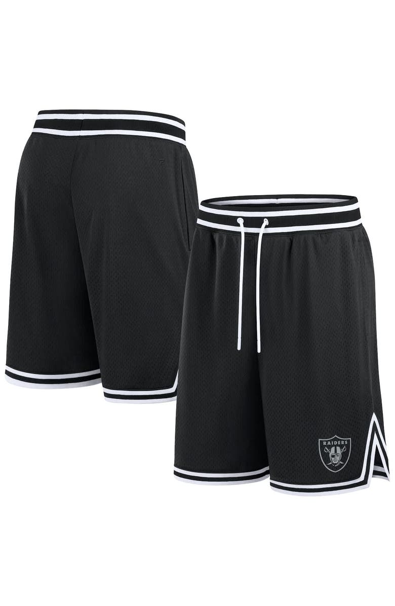 FANATICS Men's Fanatics Black Las Vegas Raiders Elements Future Ground Shorts, Alternate, color, Black