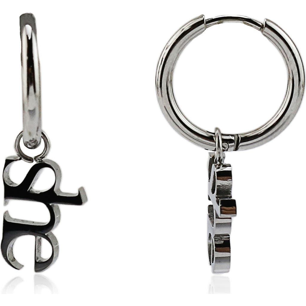 Rebl "she" Huggie Hoop Earrings