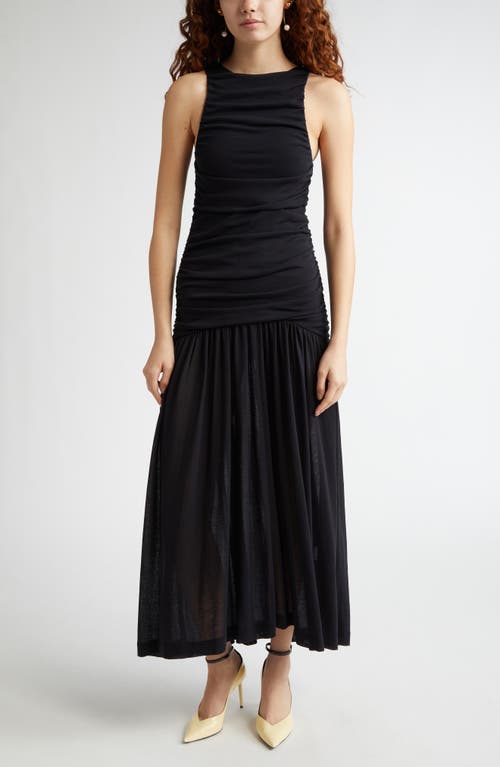 Bite Studios Organic Cotton Evidente Midi Dress In Black