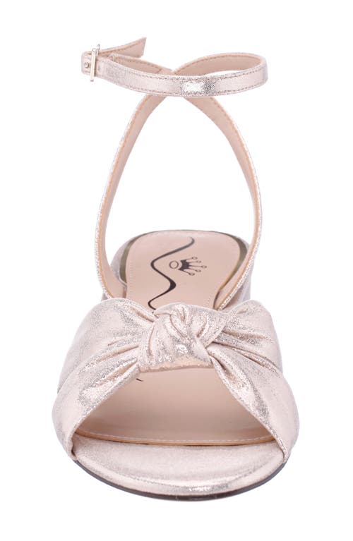 Nina Sulma Ankle Strap Sandal In Platino