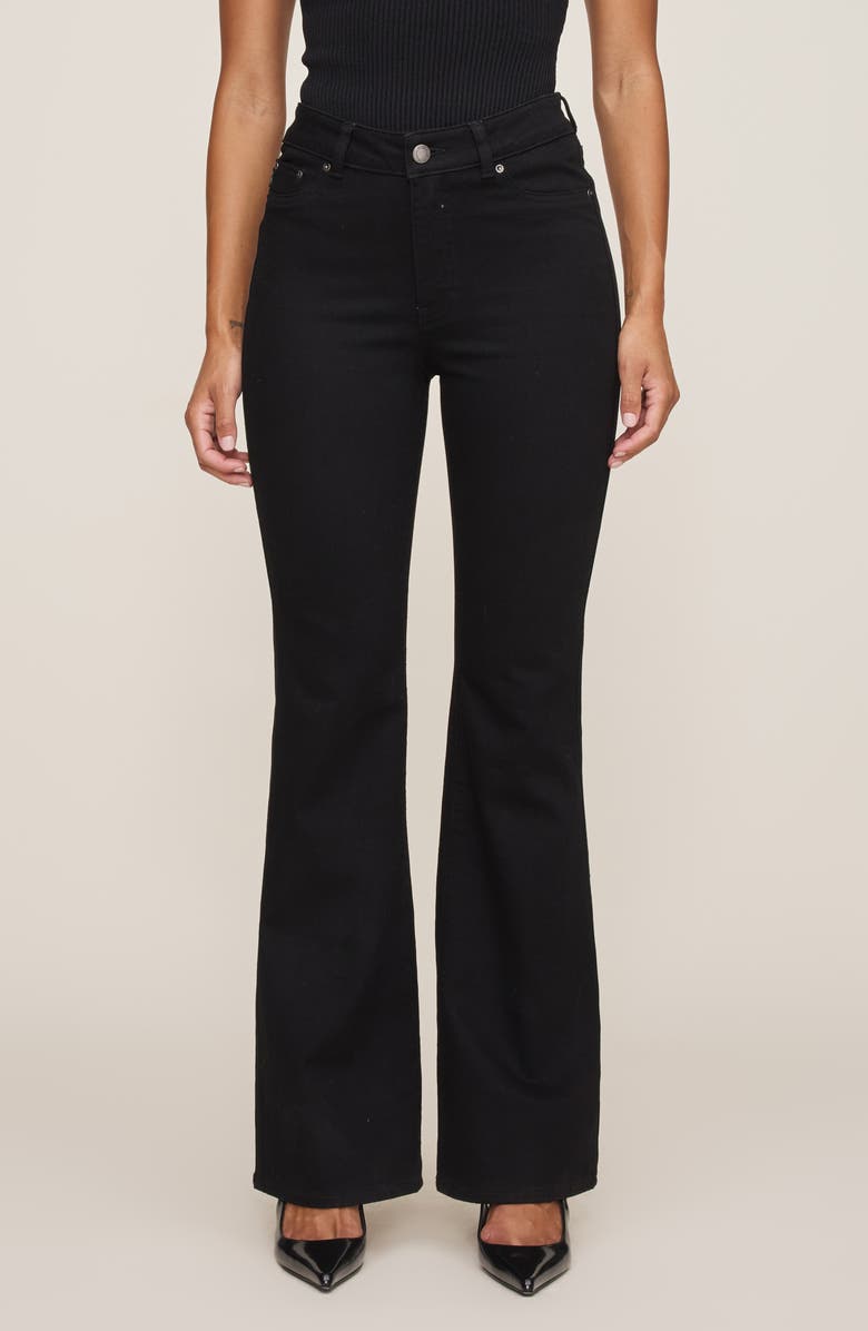 DL1961 Claira Contoured Instasculpt<sup>™</sup> Bootcut Jeans, Main, color, Black