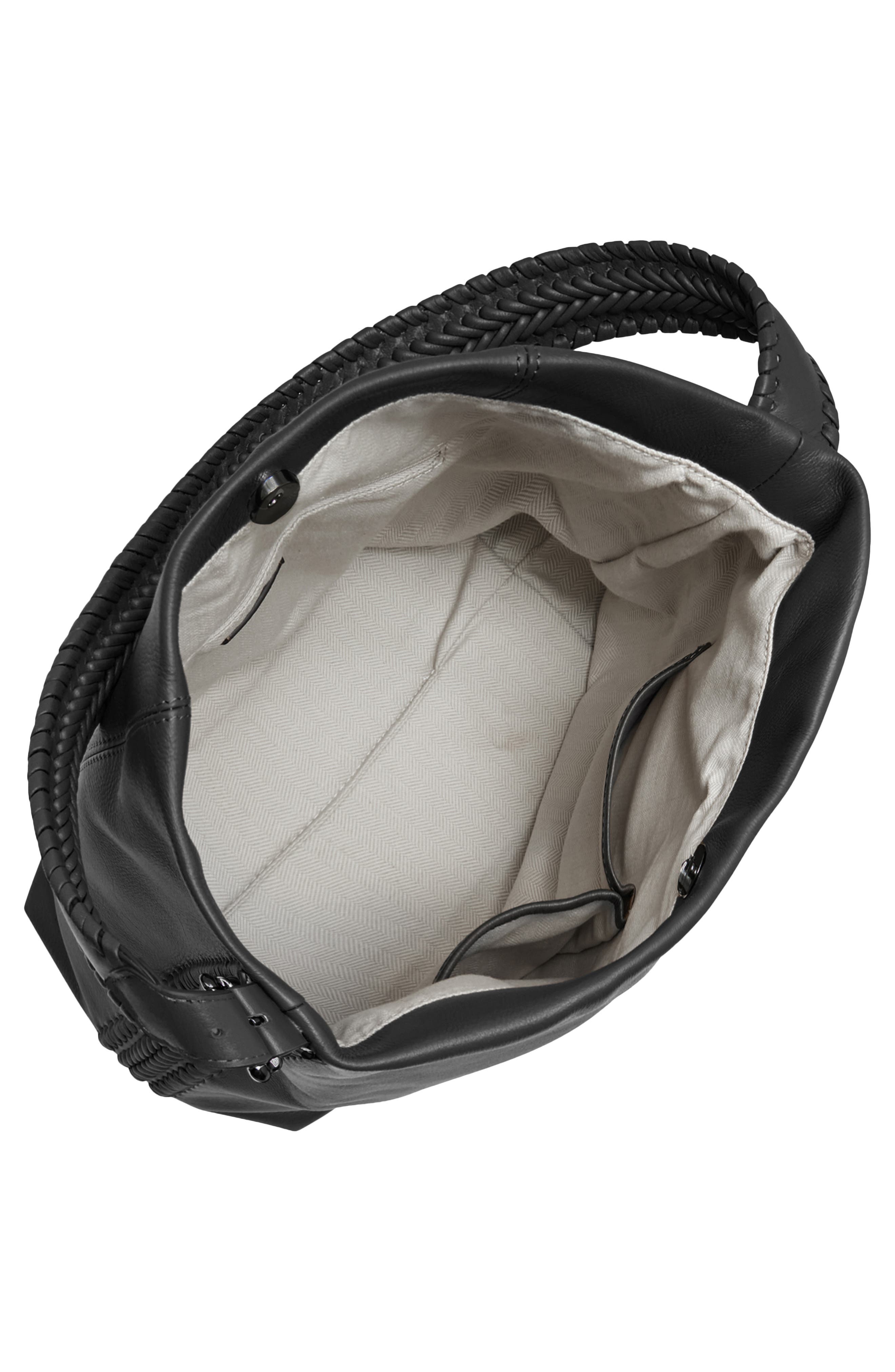 AIMEE All for Love Suede Bucket Bag, Alternate, color, Black