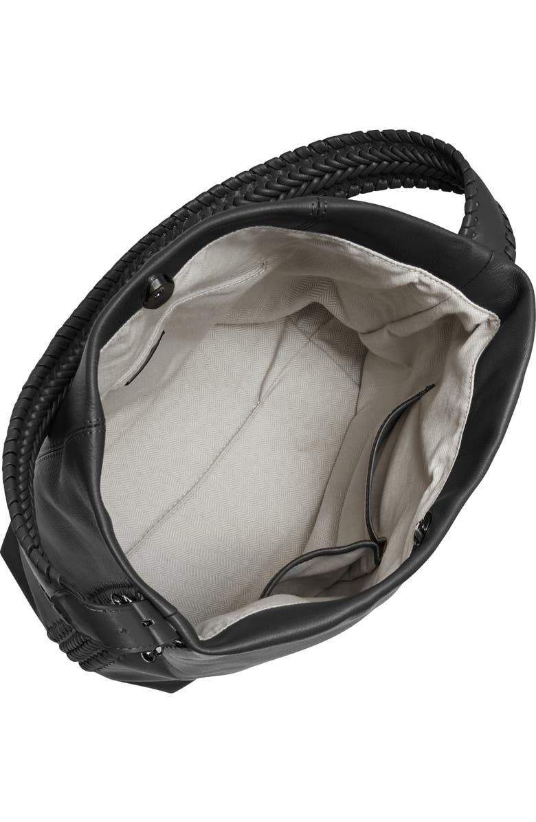 AIMEE All for Love Suede Bucket Bag, Alternate, color, Black