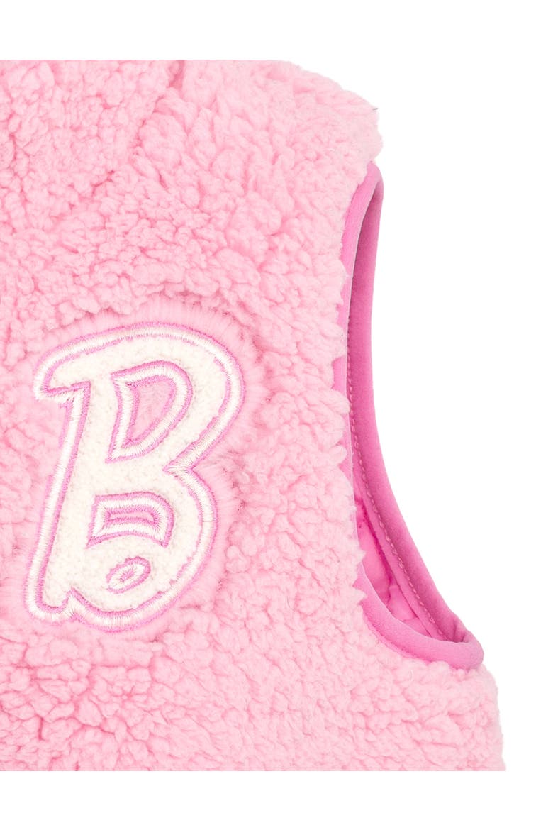 Zip-Up Fleece Vest, Alternate, color, Blush Pink