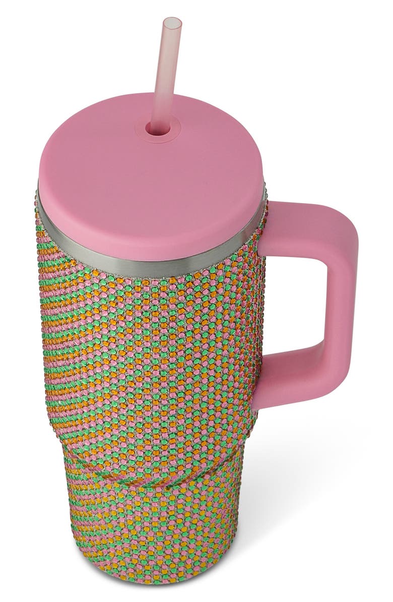 Core Home Rhinestone Tumbler, Alternate, color, Pink Multi