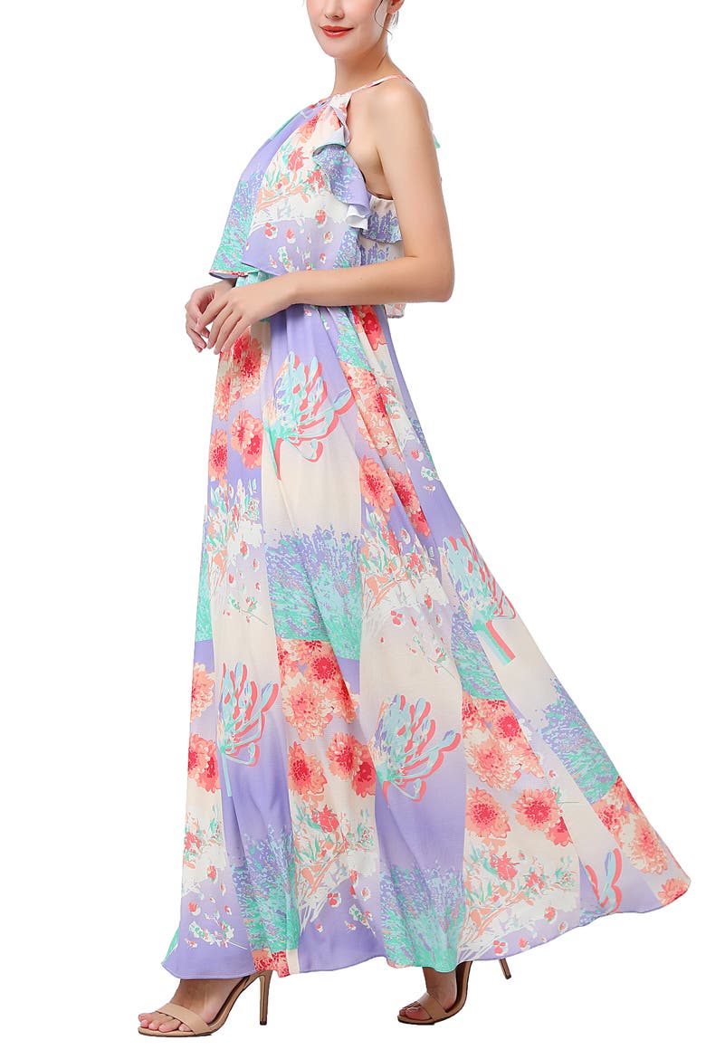 Pixie Floral Maternity/Nursing Maxi Dress, Alternate, color, MULTICOLORED
