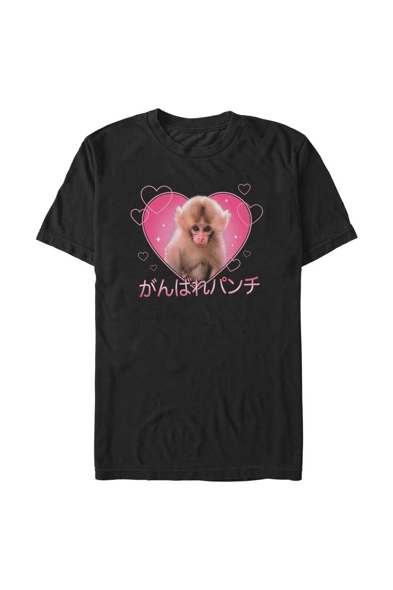 Men's Lost Gods Keep It Up Punch Heart  Graphic T-Shirt, Main, color, Black