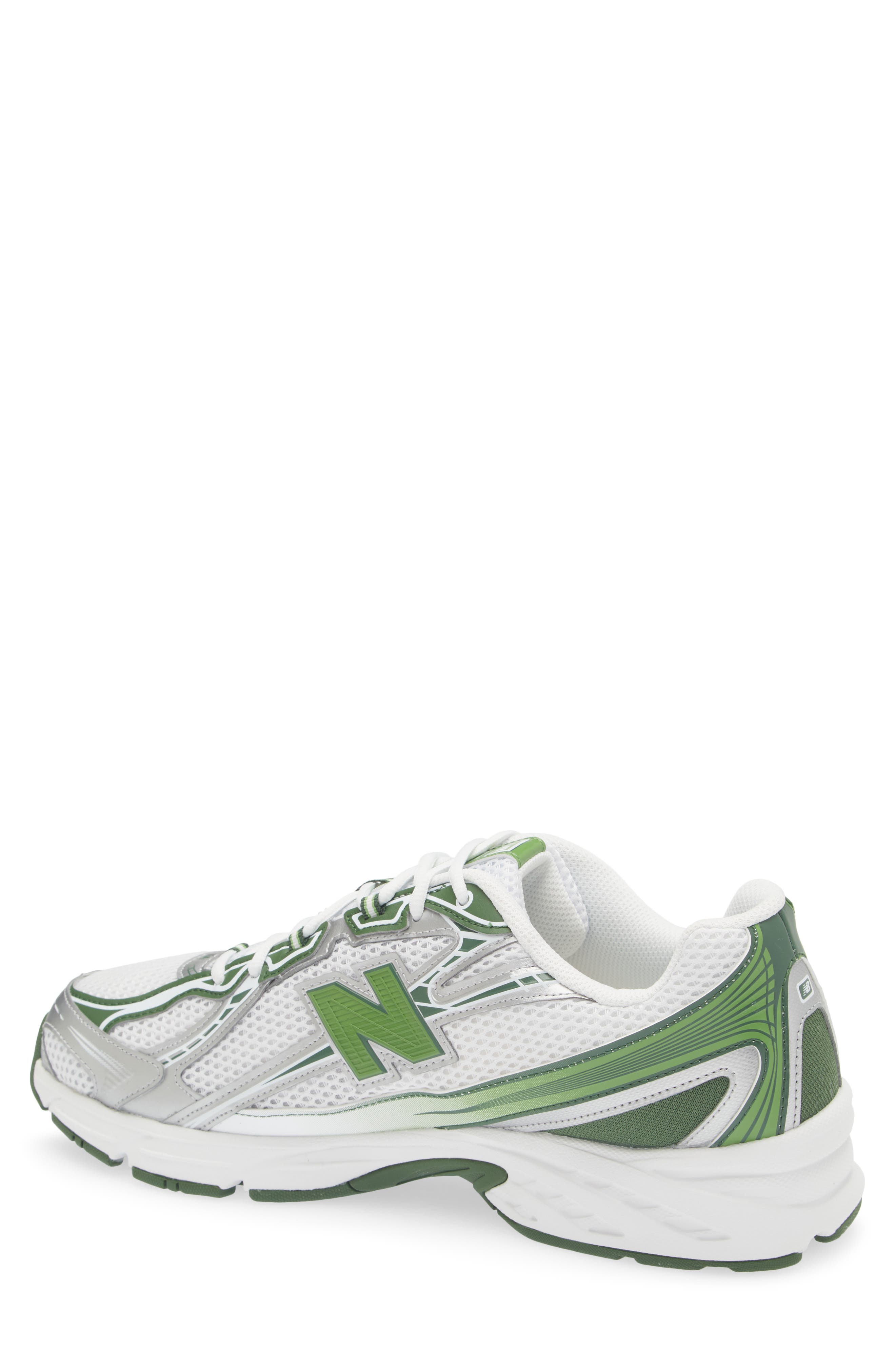 New Balance Gender Inclusive 740 Sneaker, Alternate, color, White/ Alpine Green