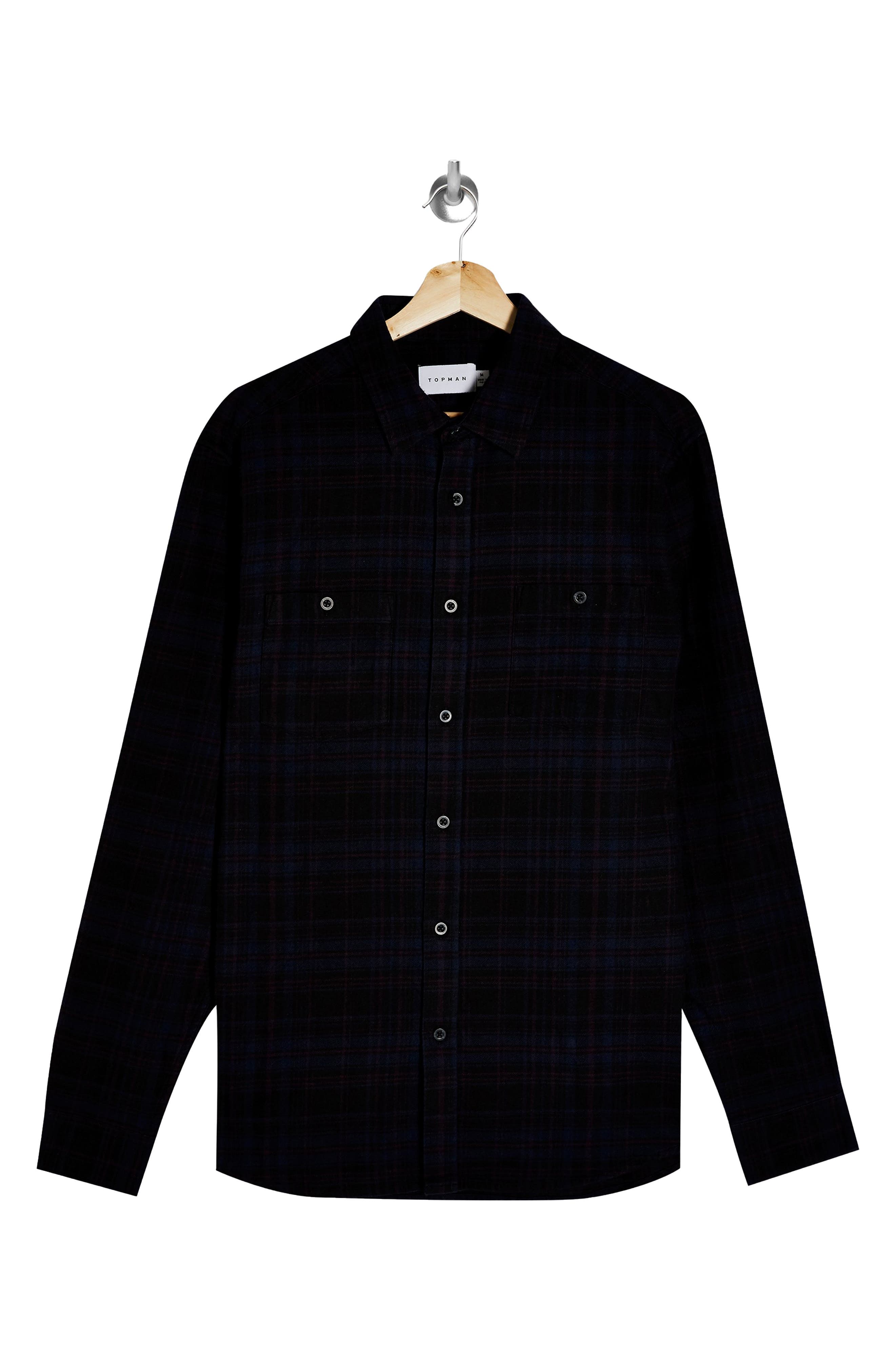 Topman Gothic Check Button-Up Sport Shirt (Men) | Nordstrom