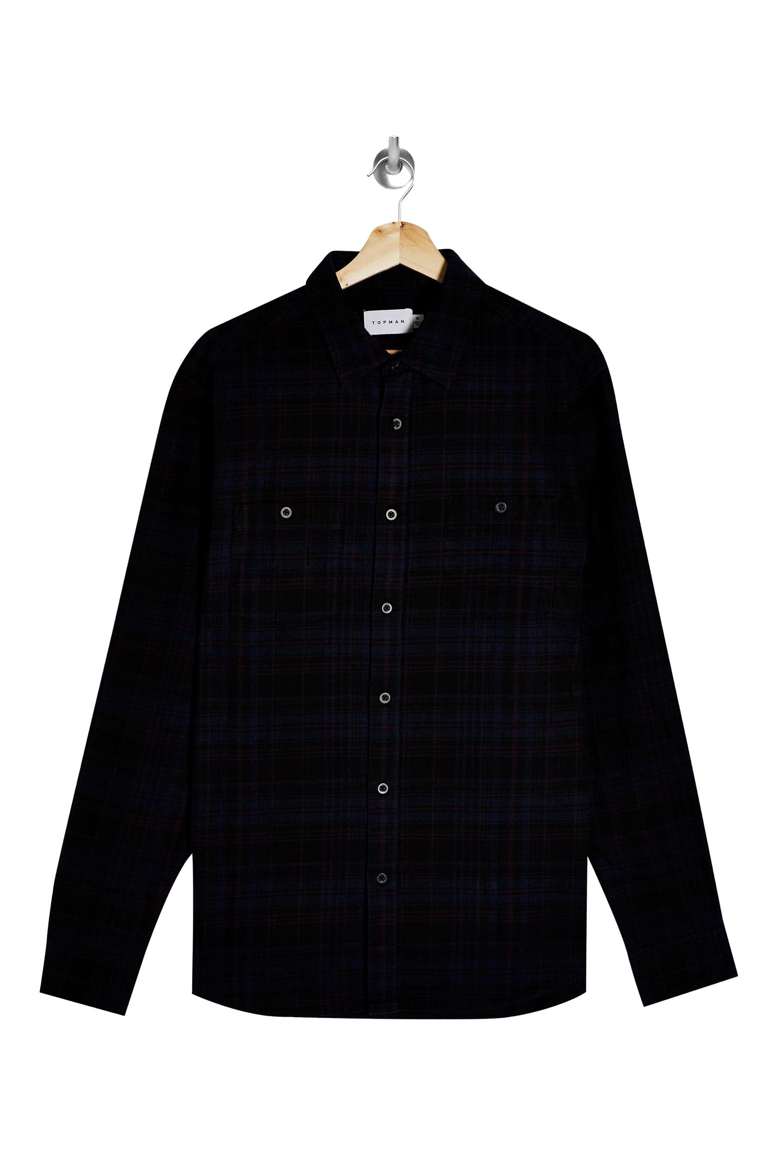 Gothic Machine Colors Topman Gothic Check Button-Up Sport Shirt (Men) | Nordstrom