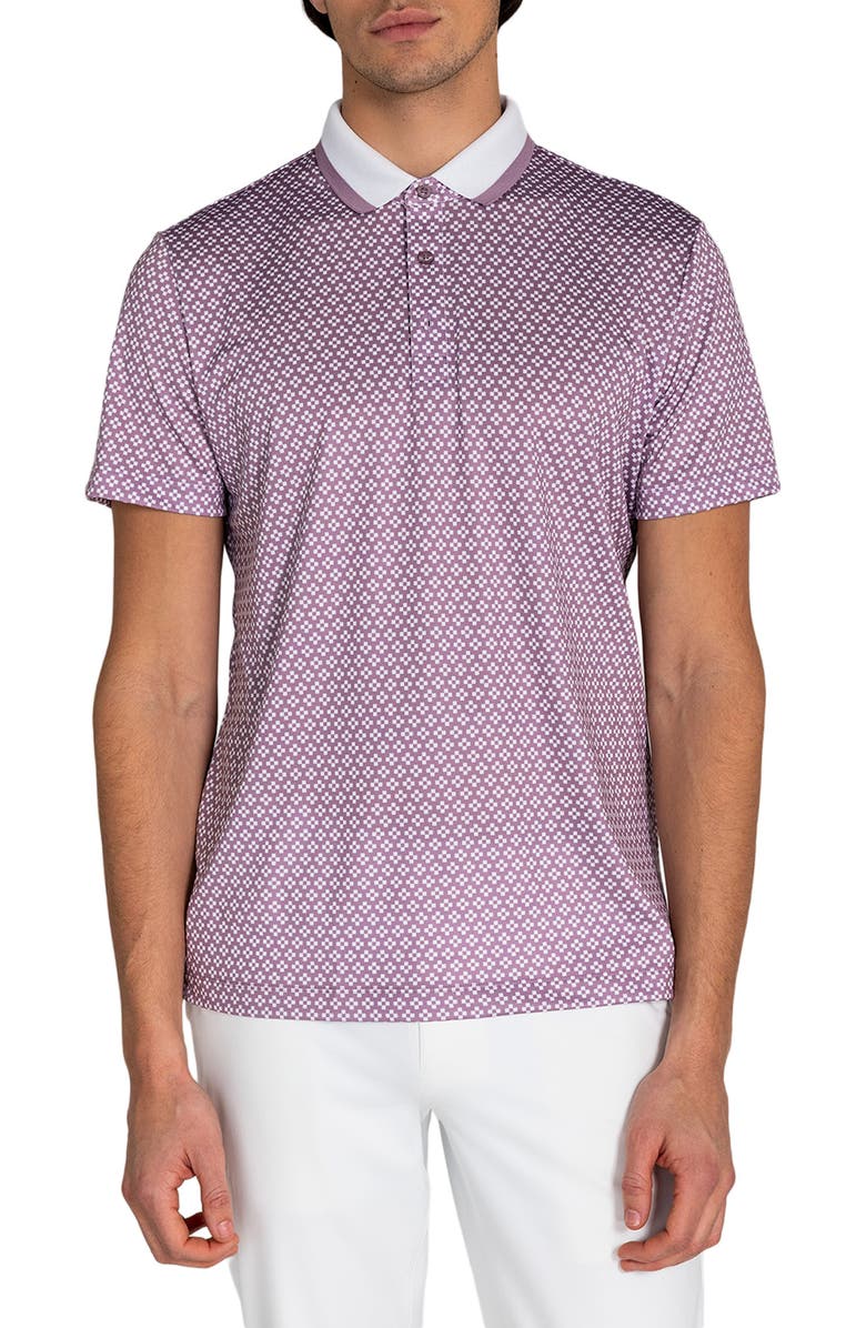 Redvanly Duncure Performance Polo, Main, color, Lilac