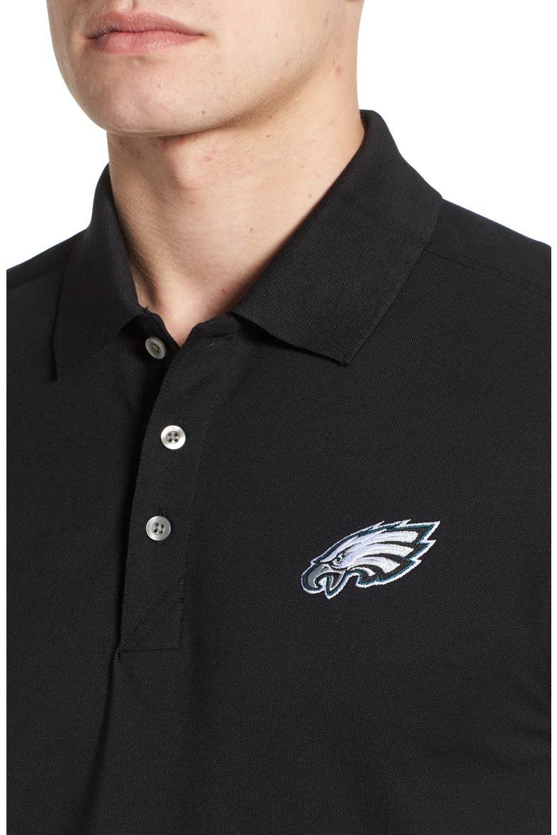 Philadelphia Eagles - Advantage Regular Fit DryTec Polo, Alternate, color, BLACK